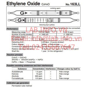 Test thử nhanh khí Ethylene oxide