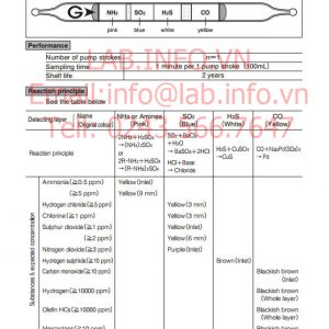 Ống phát hiện khí nhanh Polytec tube II
