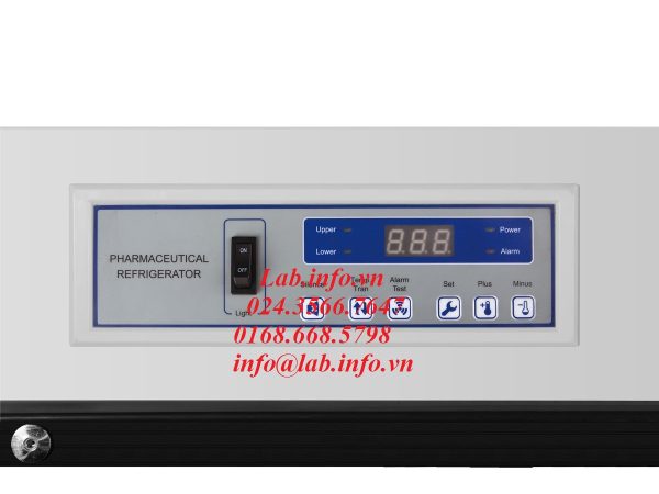 Tủ lạnh bảo quản mẫu 360 lít Haier Biomedical, bảng điều khiển