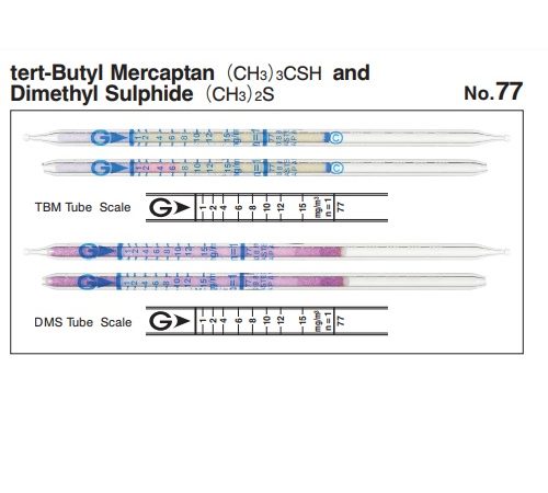 Ống phát hiện khí nhanh tert-butyl mercaptan và Dimethyl sulphide