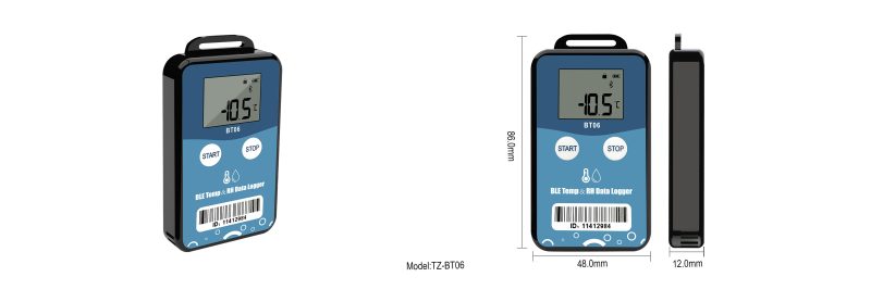 Bộ đo ghi dữ liệu nhiệt độ và độ ẩm qua Bluetooth BT06