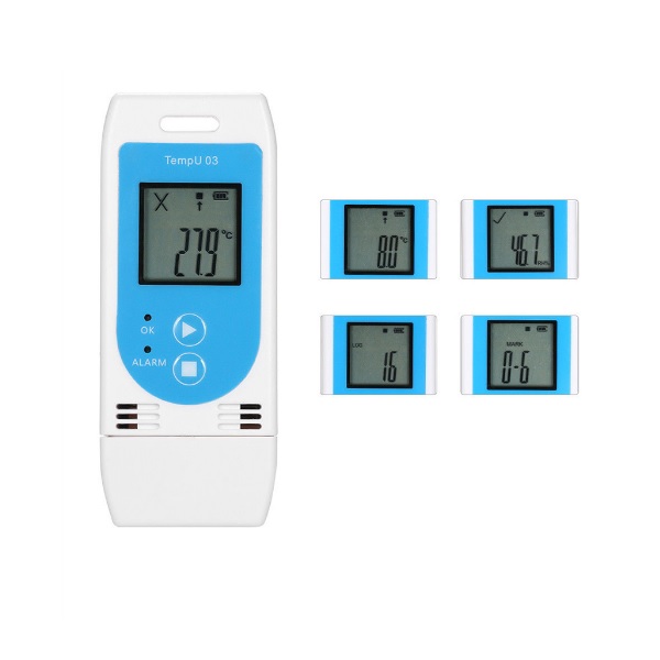 Máy ghi và đo dữ liệu nhiệt độ độ ẩm TempU03